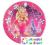 BARBIE DIAMOND CASTEL TALERZYKI 10SZT balon 2800g