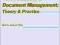 Text Databases and Document Management Theory and