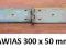 ZAWIAS BUDOWLANY ZAWIASY SKRZYNIOWE OCYNK 50x300