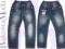 R:98/104 SPODNIE JEANS, GUMKA W PASIE, NOWOŚĆ
