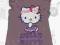 BLUZECZKA GEORGE HELLO KITTY fiolet bez ręk r92-98