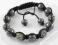 S029 Bransoletka Shamballa z kryształami Swarovski