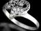 Królowa nocy pierścionek srebrny r24 pr925 GRATISY