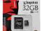 Karta MicroSD Class 4 + adapter KINGSTON 32 GB