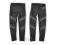 STAR czarne legginsy SREBRNE DŻETY r.9-10 D179