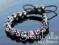 BRANSOLETKA SHAMBALLA KRYSZTAŁKI MULTICOLOR 11BALL