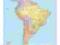 Ameryka Południowa. Mapa ścienna polityczna