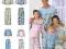 WYKRÓJ wykroje PIŻAMY dzieci i dorośli   # W 614