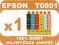 1x TUSZ DO EPSON T0801-806 R265 R285 RX585 RX560