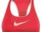 Stanik biustonosz top sportowy NIKE Shape malinowy