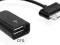 Adapter OTG USB A(F)-&gt;Samsung(M) 14cm