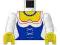 973p4nc01 White Torso Castle Crusaders Blue Corse