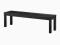 IKEA BJURSTA Ławka 158cm BRĄZOWOCZARNY
