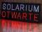 LED REKLAMA WEWNĘTRZNA SOLARIUM OTWARTE 89x20 cm