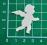 {gosia} scrapki Święta ANIOŁEK  3,7cm - 50sztuk