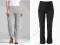 BM860 BONPRIX MODNE CZARNE DRESOWE SPODNIE R.36/38