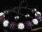 BG 1453 KR BRANSOLETKA SHAMBALLA CYRKONIE 9 KUL