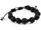 -ILOKO- BRANSOLETKA SHAMBALLA SWAROVSKI BLACK MATT