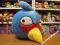 PTAK NIEBIESKI ZŁY MASKOTKA + NAKLEJKI ANGRY BIRDS