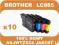 10 TUSZE BROTHER LC985 DCP-J125 DCP-J315W J515W