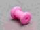 Kolczyk tunel plug piercing silikon pink różow 4mm