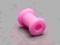 Kolczyk tunel plug piercing silikon pink różow 5mm