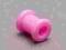 Kolczyk tunel plug piercing silikon pink różow 6mm