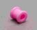 Kolczyk tunel plug piercing silikon pink różow 8mm
