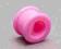 Kolczyk tunel plug piercing silikon pink różo 12mm