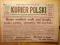 KURIER POLSKI stara gazeta 29.09.1940 rok ANGLIA