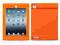 PURO Fun - Etui iPad 2/Retina pomarańczowe