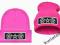 PENTAGRAMY CZAPKA KRASNAL RÓŻ BEANIE NASZYWKA BLOG