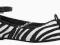 NEXT__ BALERINKI _ZEBRA __w POLSCE__ 10 UK_17,5cm