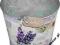 Osłonka Metalowa z Lawendą Lawenda Metal Retro