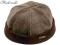 Czapka dokerka Leon sukno wełniane brązowa; 64 cm