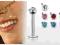 LABRET DO WARGI BRODY TRAUGUSA 1,2/8/3mm CYRKONIA