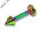 LABRET DO BRODY WARGI UCHA 1.2 x 8 x 3 mm RAINBOW