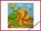 *PUZZLE  DREWNIANE  9 ele. ŚLIMAK*