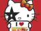 Hello Kitty Kiss I Love - plakat 61x91,5 cm