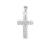 Srebrna zawieszka pr.925 krzyżyk rodowana