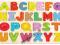 DREWNIANA UKŁADANKA ALFABET literki PUZZLE ABC 24h