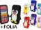 Etui gumowe PINGWIN Samsung GALAXY Y S5360 +FOLIA