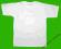 Biała Bawełniana Koszulka T-shirt Bielizna W-F 122