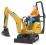 Zabawka Minikoparka JCB 8010 z kierowcą