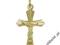 15 Krzyżyk z JEZUSEM CHRYSTUSEM złoto 333   GRAW
