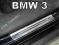 Nakładki Listwy progowe CHROM BMW 3 E36 E46 Cabrio