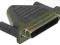 Adaptor COM/PS2: D-Sub25(damski)/gniazdo miniDIN6