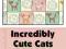 Incredibly Cute Cats Coloring Book Double Pack (Vo