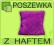 Poszewka 40x40 mikrofibra + HAFT -Warszawa -Fiolet