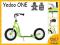 Yedoo hulajnoga ONE zielona pompowane koła WaWa